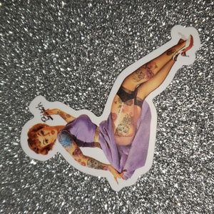 PIN-UP RETRO Waterproof Sticker